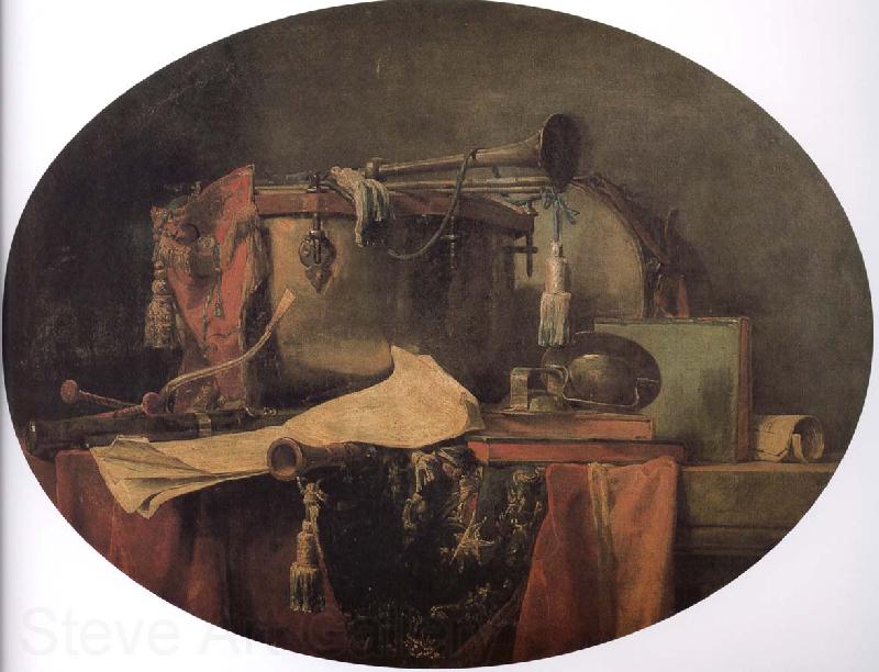 Jean Baptiste Simeon Chardin Military ceremonial instruments